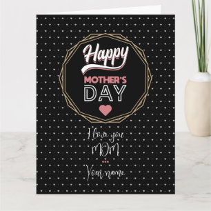 Carte Je t'aime maman