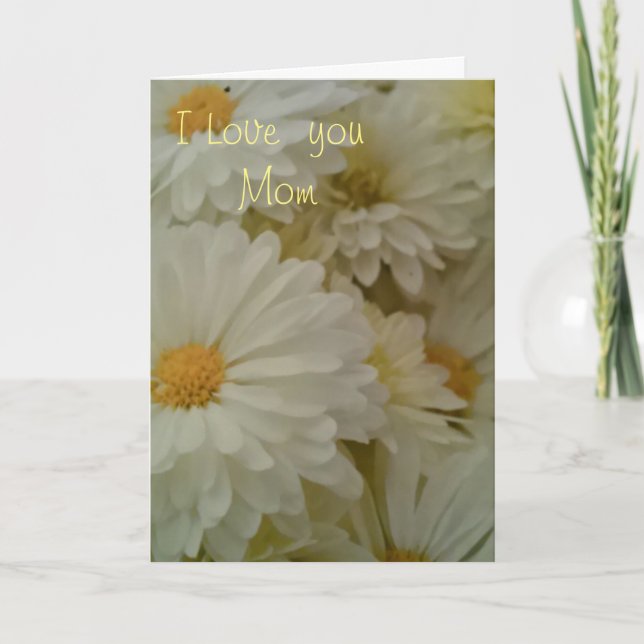 Carte Je t'aime maman (Devant)