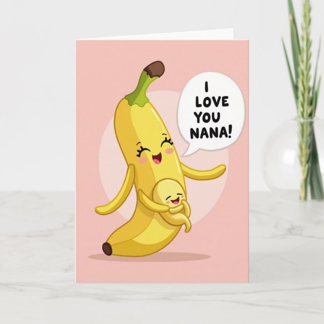 Carte Je t'aime Nana Peach Card (Devant)