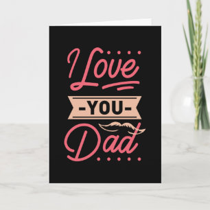 CARTE JE T'AIME PAPA