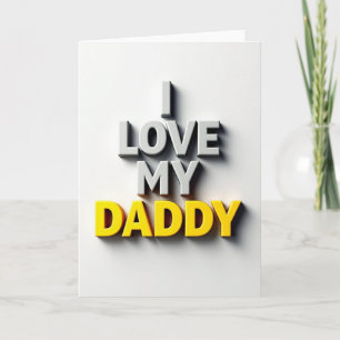 Carte Je T'aime Papa