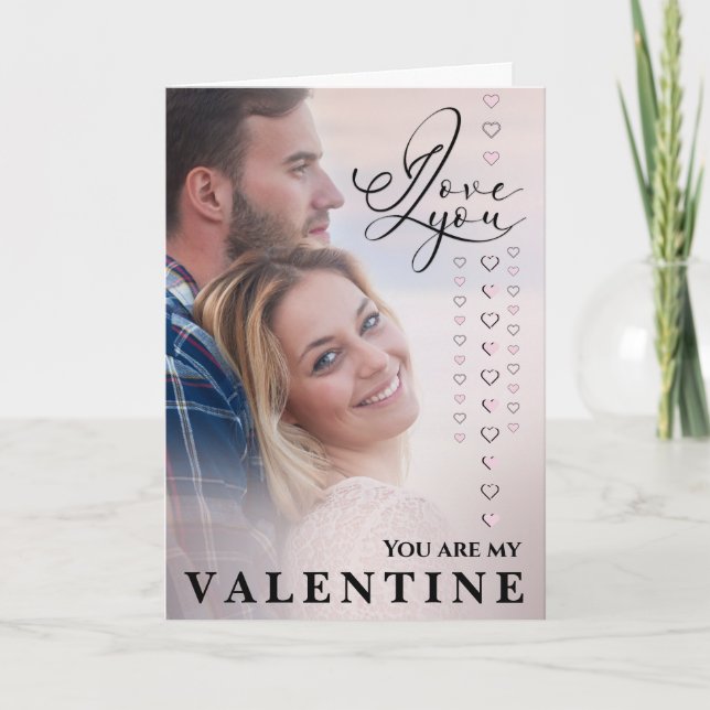 Carte Je t'aime Photo de la Saint-Valentin (Devant)