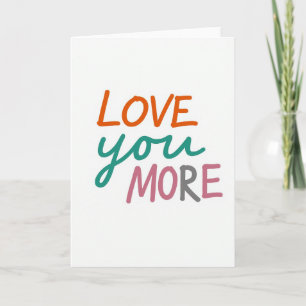 Carte Je T'Aime Plus