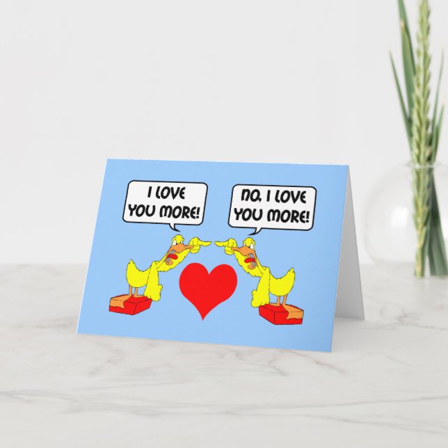 Carte Je t'aime plus (Devant)