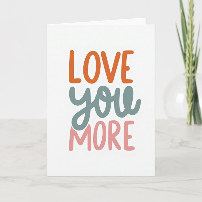 Carte Je T'Aime Plus (Devant)