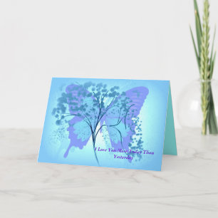 CARTE JE T'AIME PLUS AUJOURD'HUI QU'HIER