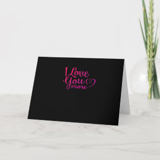 Carte Je t'aime plus design minimaliste doux