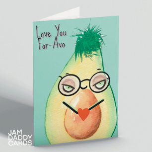 Carte Je t'aime pour l'avocat Saint-Valentin