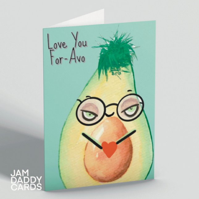 Carte Je t'aime pour l'avocat Saint-Valentin (Créateur téléchargé)