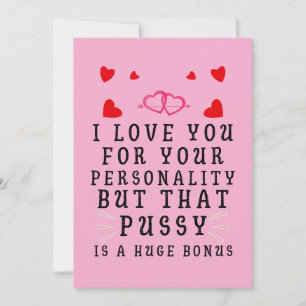 Carte Je t'aime pour ta personnalité