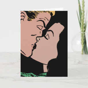 CARTE JE T'AIME RETRO GREETING CARD