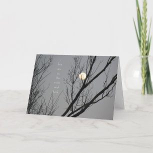 Carte Je t'aime sur la lune et derrière, vierge à l'inté