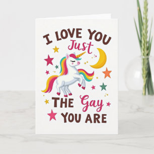 Carte Je T'Aime Tel Que Tu Es Gay