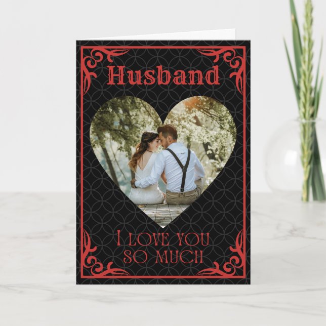 Carte Je t'aime tellement Photo et nom personnalisés pou (Devant)