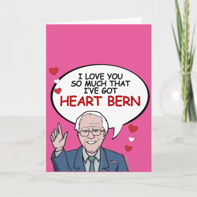 Carte Je t'aime tellement que j'ai Heart Bern (Devant)