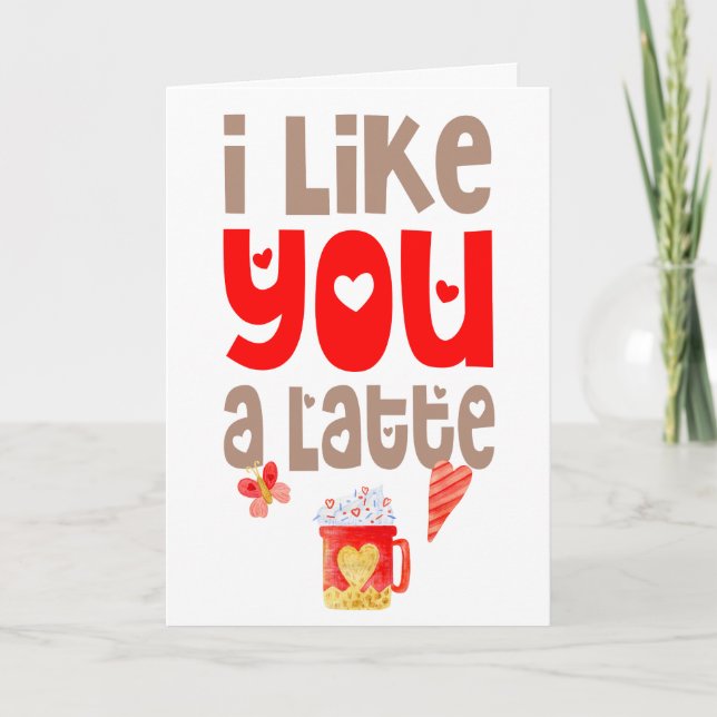 Carte Je T'Aime Une Dernière Citation Valentines (Devant)