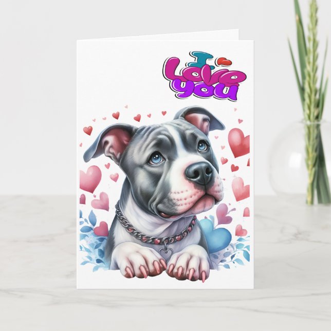 Carte JE T'AIME - Voir à l'intérieur. (Devant)