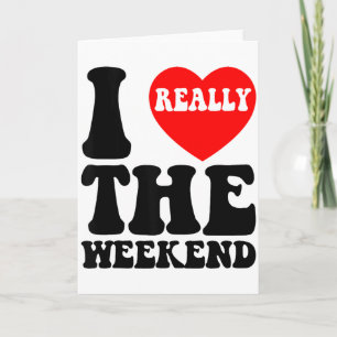 Carte Je T'aime Weekend Drôle Cadeaux De Couple De Campi