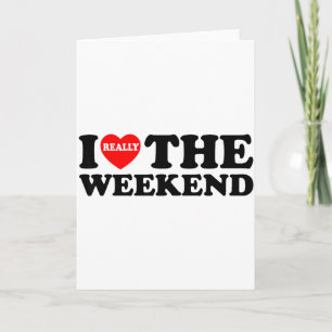 Carte Je T'aime Weekend Drôle Cadeaux De Couple De Campi