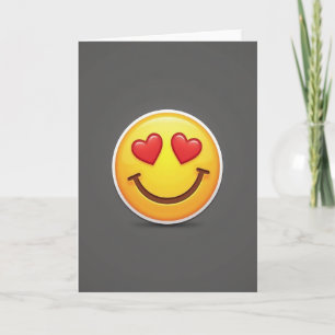 Carte Je T'Aime Yeux de Coeur