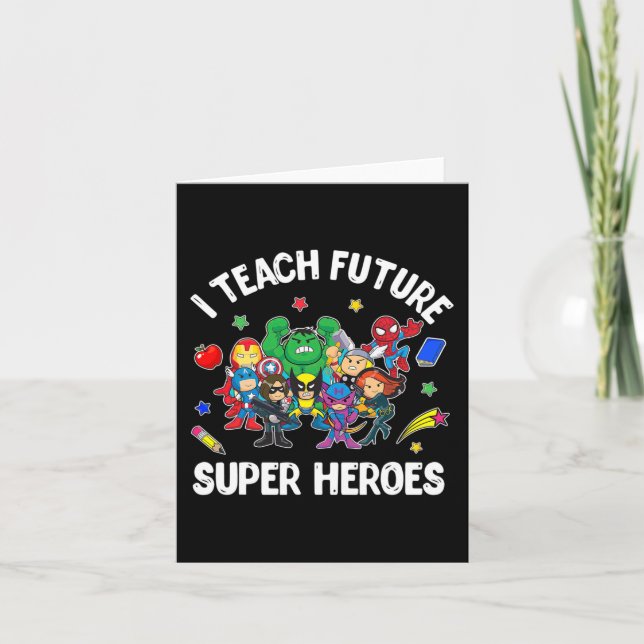 Carte Je T'Apprends Tee Cadeau Pour Enseignants Maman Su (Devant)