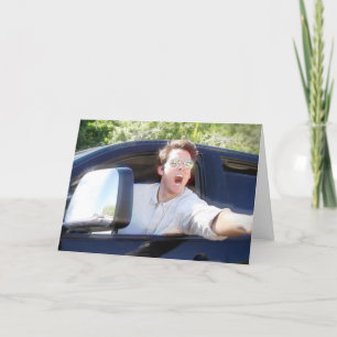 Carte "Je vais voler vos affaires d'anniversaire"