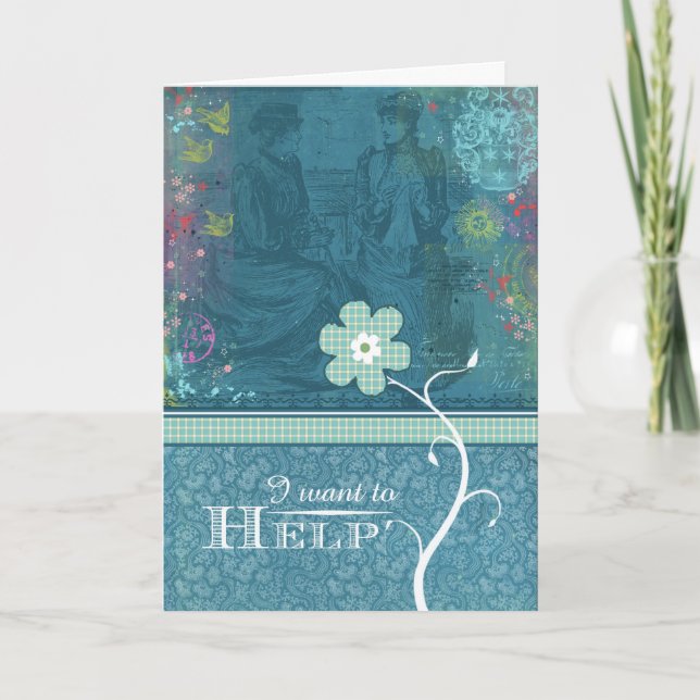 Carte Je veux aider (Devant)