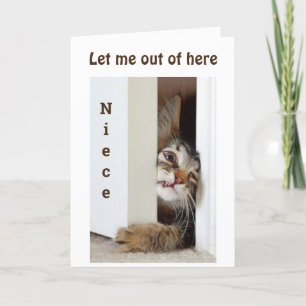 CARTE JE VEUX DIRE **HEUREUX ANNIVERSAIRE À ***MA NIÈNE*