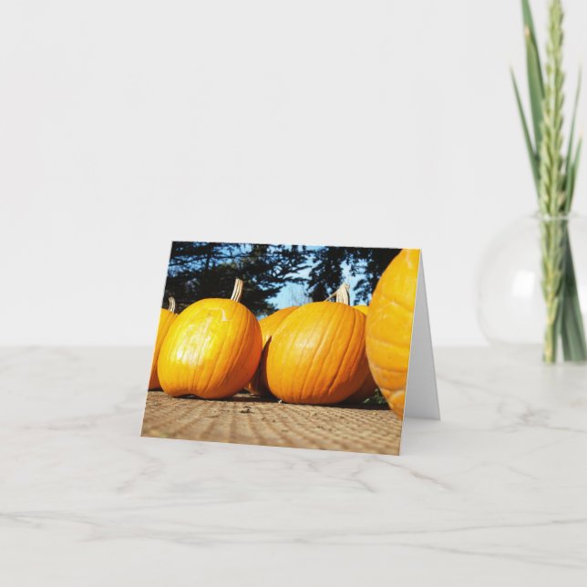 Carte Je veux être Jack-o'-lantern (Devant)