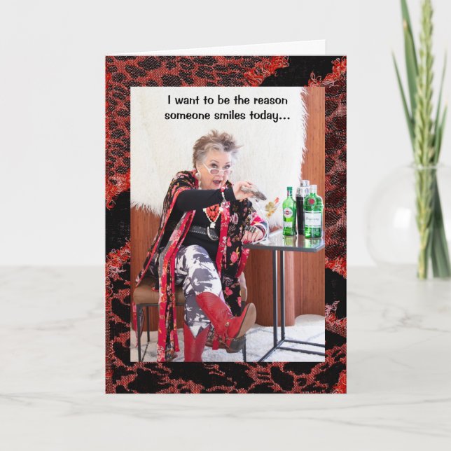 Carte Je veux être la raison pour laquelle quelqu'un sou (Devant)