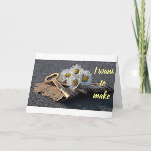 CARTE **JE VEUX RÉALISER TOUS VOS RÊVES**
