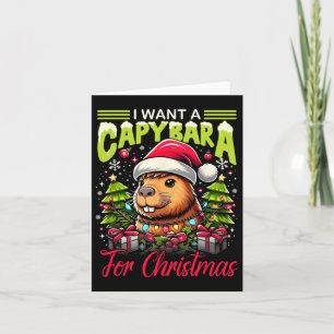 Carte Je Veux Une Capybara Pour Le Matc De Famille De Pa
