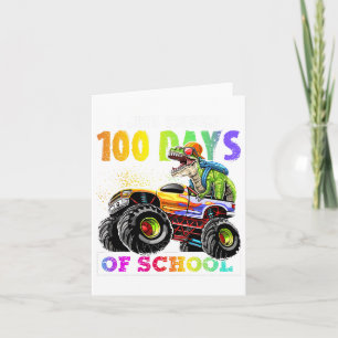 Carte Je Viens De Cruser 100 Jours De L'École Dino T-rex