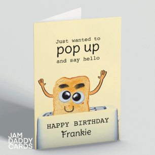 Carte Je viens juste de faire une croix pour dire bonjou