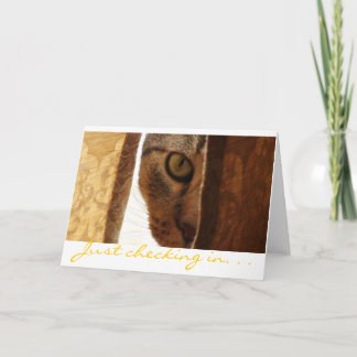 Carte Je viens juste d'enregistrer. ..