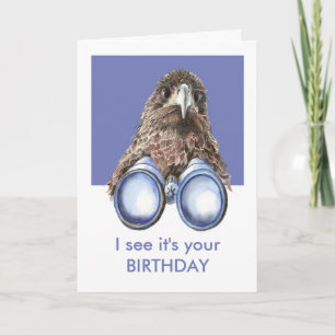 Carte Je vois que c'est ton Oiseau Amusant d'Anniversair