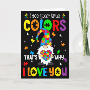 Carte Je vois vos vraies couleurs Gnomes Sensibilisation