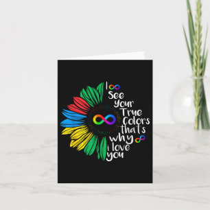 Carte Je Vois Votre Véritable Infinité De Couleur Neurop