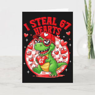 Carte Je vole 67 cœurs Saint-Valentin 67 Meme 6 7 T-re