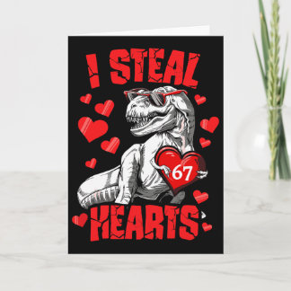 Carte Je vole 67 cœurs Saint-Valentin 67 Meme 6 7 T Re