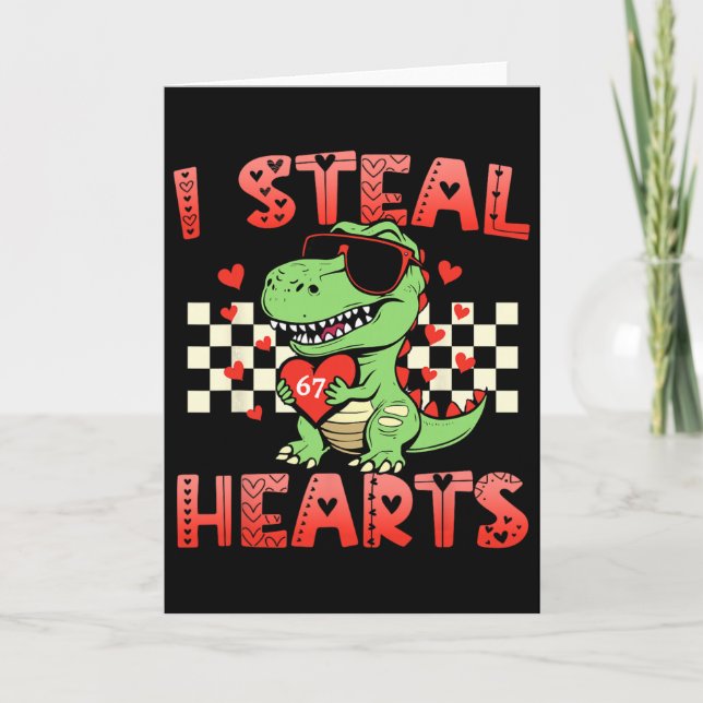 Carte Je vole des cœurs 67 Saint-Valentin 67 Meme 6 7 Ga (Devant)