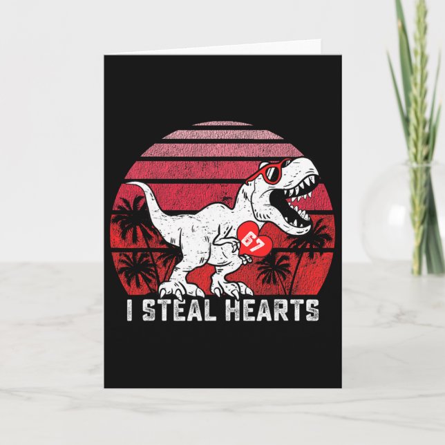 Carte Je vole des cœurs 67 Saint-Valentin 67 Meme 6 7 Ga (Devant)
