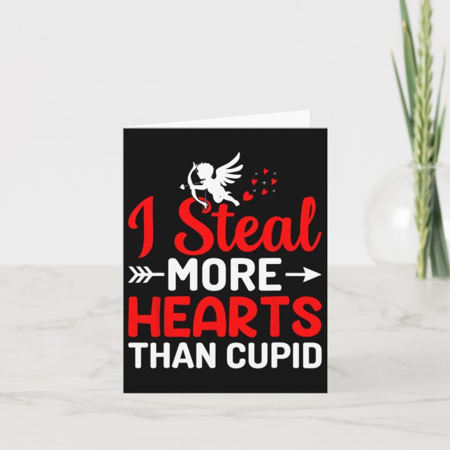 Carte Je vole plus de cœurs que Cupidon  (Devant)