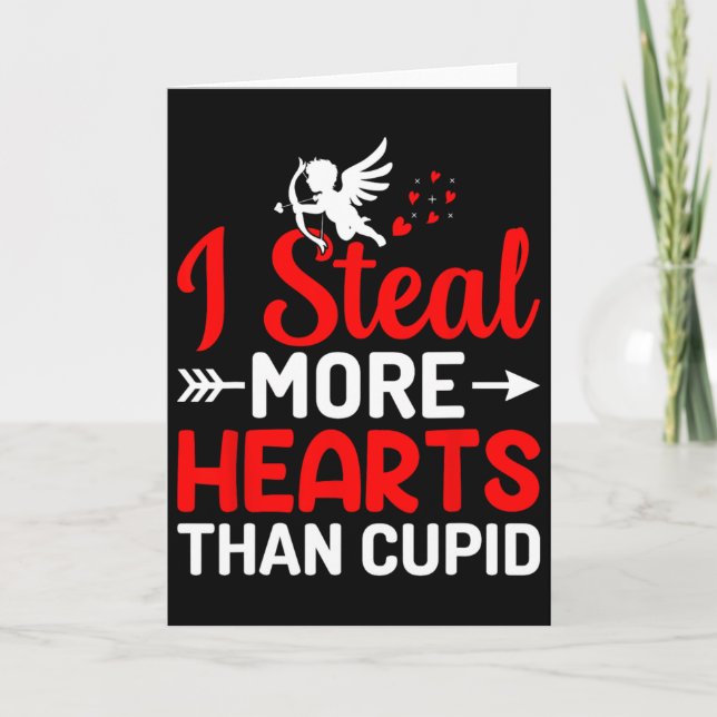 Carte Je vole plus de cœurs que Cupidon  (Devant)