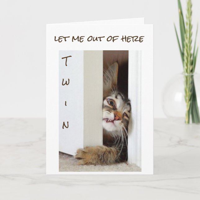 CARTE JE VOUDRAIS DIRE **JEUX ANNIVERSAIRE DE TWIN*** (Devant)