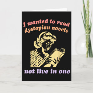 Carte Je voulais lire des romans dystopiques, pas en viv
