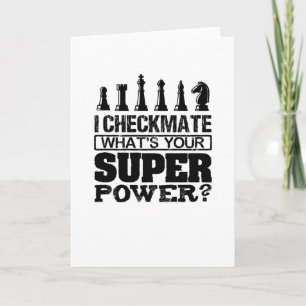 Carte Je vous fais échec et mat