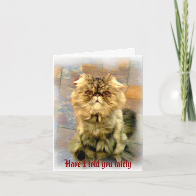 Carte Je vous l'ai dit dernièrement. .. (Devant)