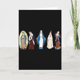 Carte Je vous salue Marie pleine de grâce, Vierge Marie,