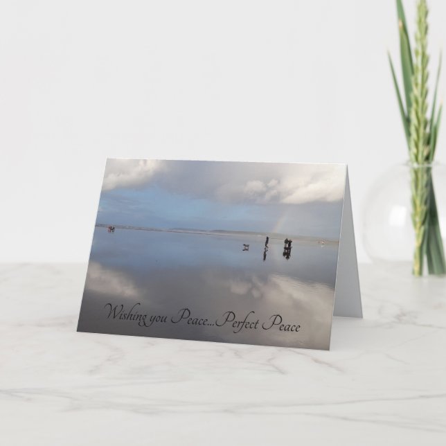 Carte Je vous souhaite la paix... (Devant)